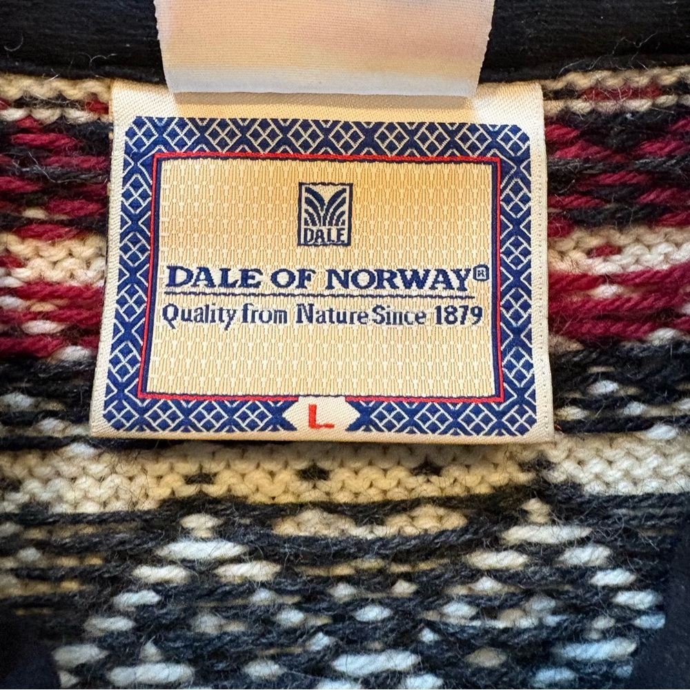 Dale of Norway 2002 SLC Olympic Sweater Full Zip Norwegian Wool Unisex Large - Picture 12 of 13